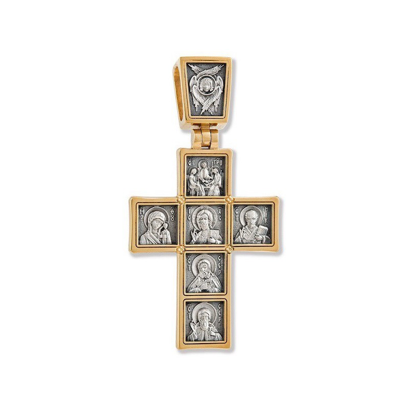 Нательный православный крест «Иконостас» (арт 22123)