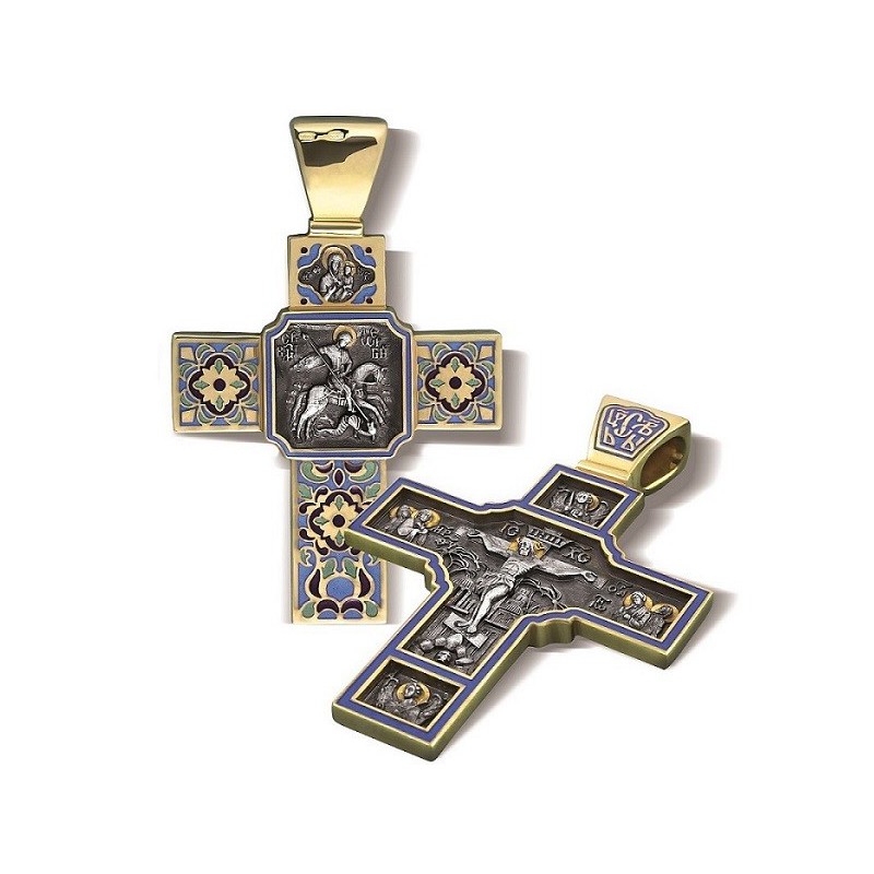 Крест «Святой великомученик Георгий Победоносец» КЭ.06