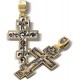Православный крест с эмалью КЭ.05