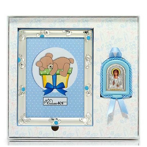 Подарочный набор для мальчика с иконой Ангела