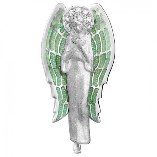 Православное украшение с эмалью «Ангел Хранитель»
