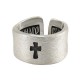 Православное кольцо с крестом «Иисусова молитва»