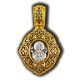 Нательная иконка из серебра. Образ Божией Матери «Знамение» Мастерская «Елизавета»