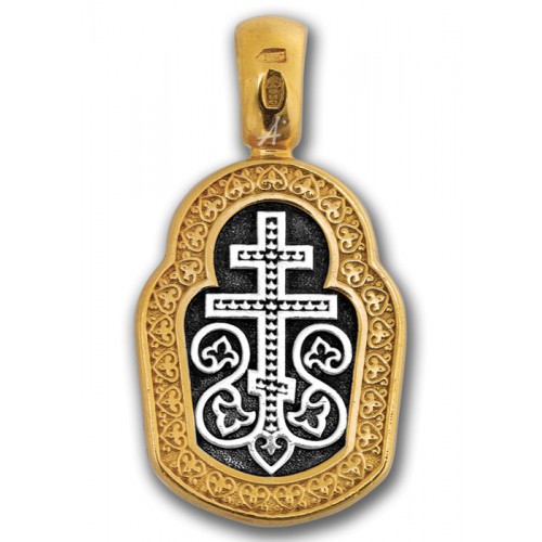 Образок Ангел Хранитель с мечом и крестом