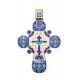 Православный крест с эмалью. Молитва «Спаси, Господи, люди твоя» 19.002-4