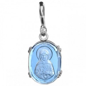 Блаженная Матрона Московская. Икона на кварце