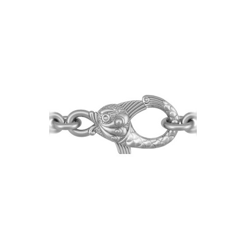 Православная цепочка из серебра «Малые лилии» 40.752