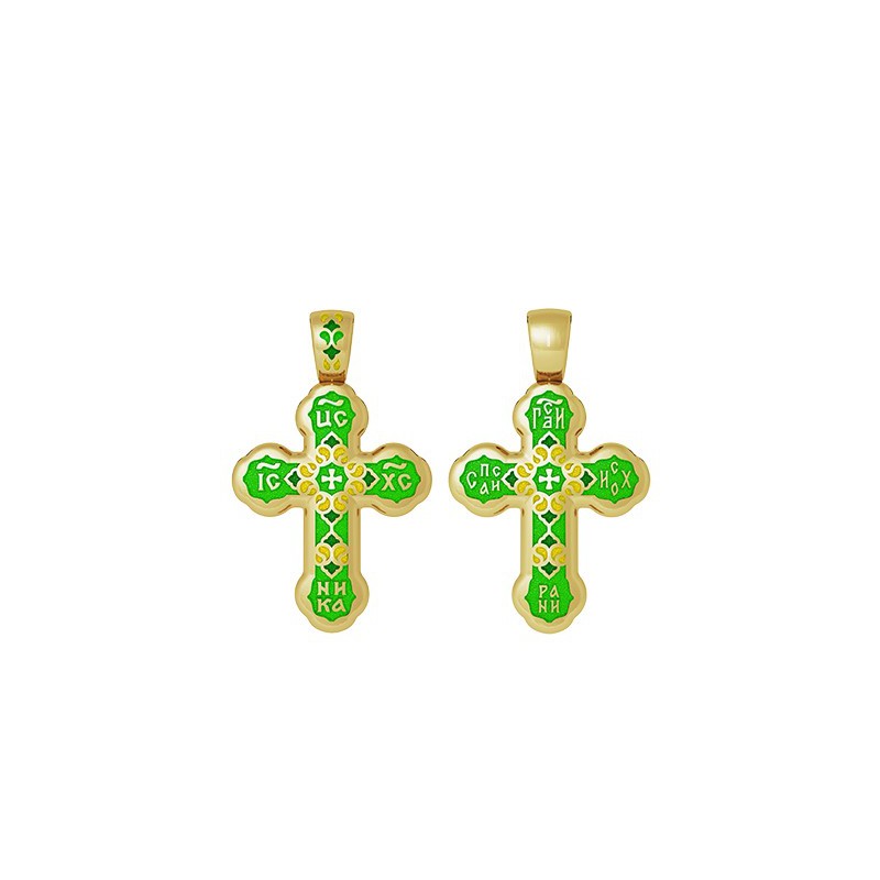 Православный крест «Господи, спаси и сохрани» 19.009-3