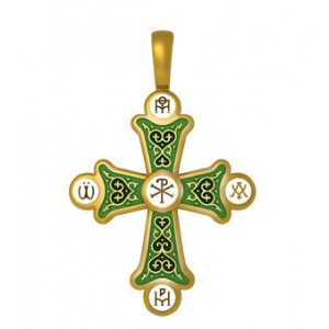 Крестик «Хризма. Монограммы Евангелистов» 19.006-1