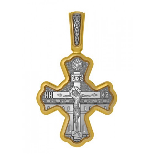 Женский именной крест с образом вашей святой 04В