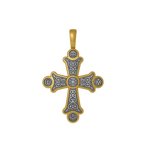 Нательный крест «Хризма. Монограммы Евангелистов» 17.011