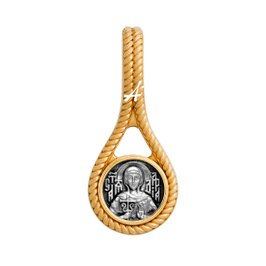 Иконка каплевидной формы Святая мученица Дарья
