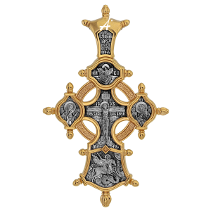 Большой нательный крест (22 гр) «Никитрион»