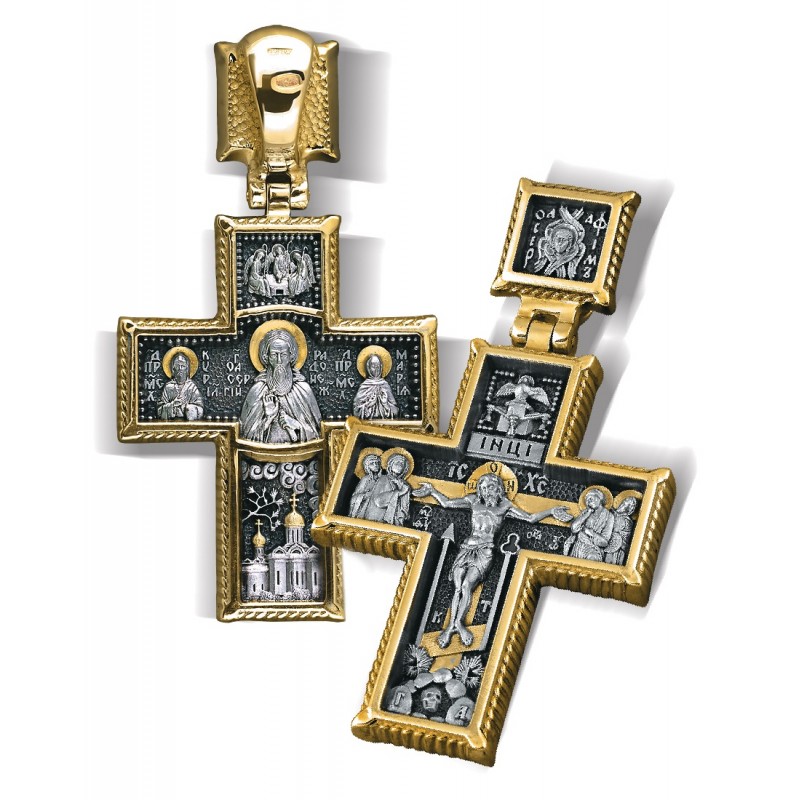 Нательный крест — Преподобный Сергий Радонежский