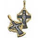 Нательный православный крестик «Архангел Михаил»