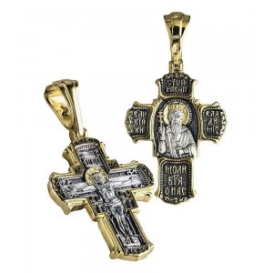 Нательный православный крестик «Князь Владимир»