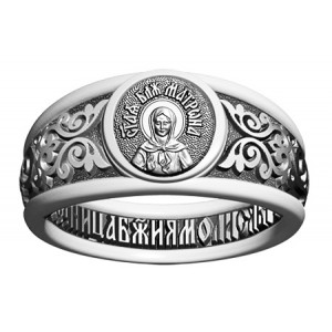 Кольцо с образом святой Матроны Московской