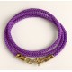 Фиолетовый ювелирный шнурок из плетёного шёлка