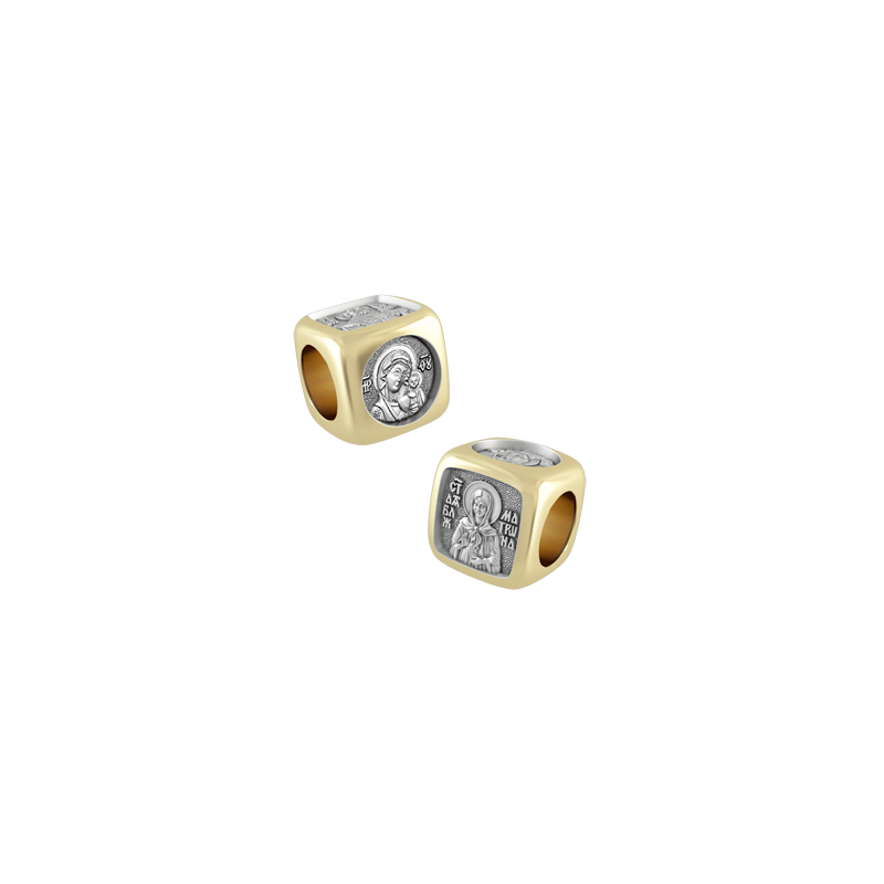 Позолоченная бусина для браслета «Святые покровители», арт 10.101