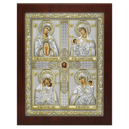 «Материнство» Четырёхчастная икона