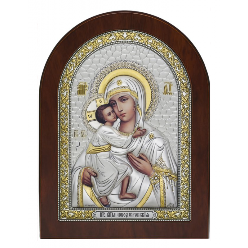 Феодоровская икона Богородицы с золотым лаком