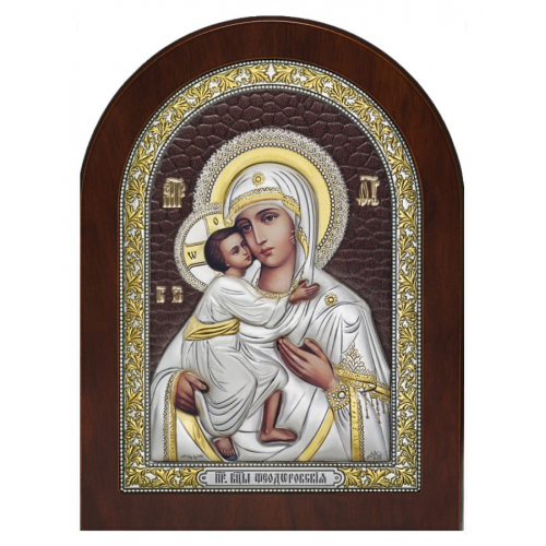 Феодоровская икона Богородицы с золотым лаком