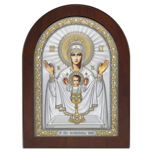 Икона Богородицы Неупиваемая Чаша с золотым лаком