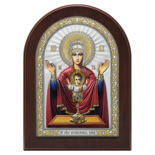 Икона Божией Матери Неупиваемая Чаша с керамической эмалью