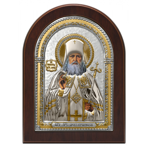 Икона Святителя Луки Крымского с золотым лаком