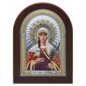 Икона Святой мученицы Татианы с керамической эмалью