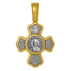 Нательный позолоченный крестик Святая Антонина