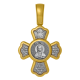 Нательный позолоченный крестик Святая Зоя
