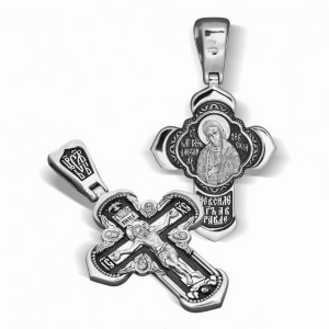 Серебряный крест — Святой князь «Александр Невский»