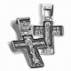 Серебряный нательный крестик «Дивеевский»