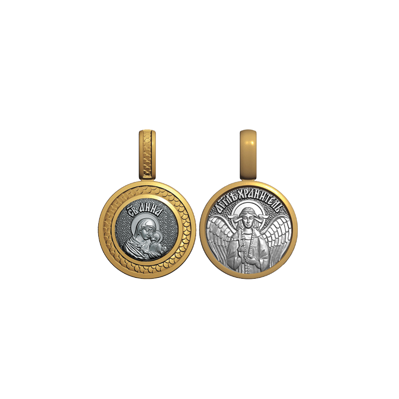 Миниатюрный нательный образок Святая праведная Анна