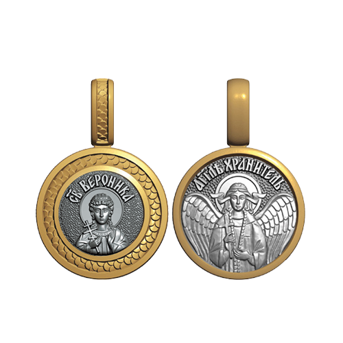 Миниатюрный нательный образок Святая Вероника