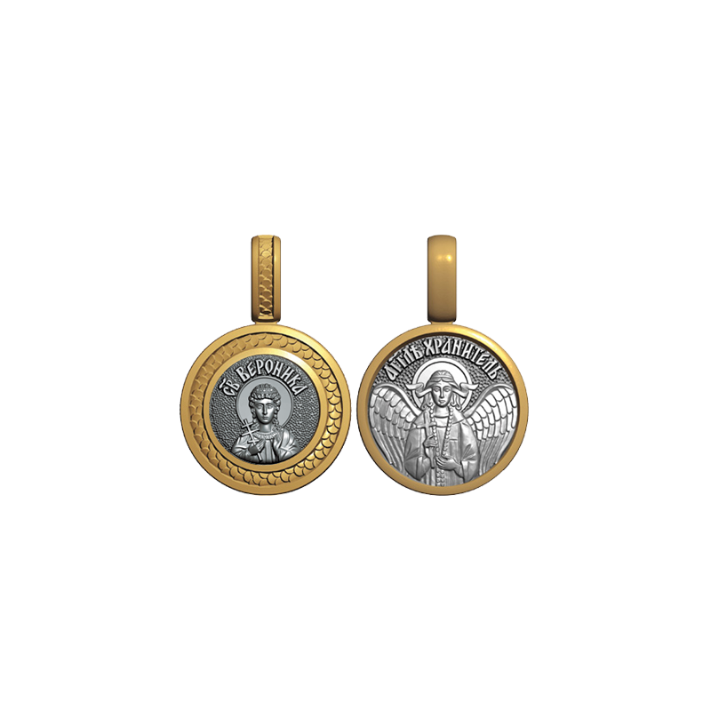 Миниатюрный нательный образок Святая Вероника