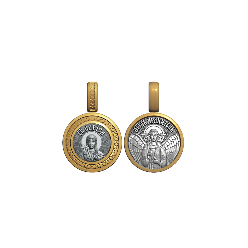 Миниатюрный нательный образок Святая Лариса