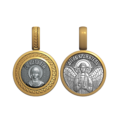 Миниатюрный нательный образок Святая Наталия