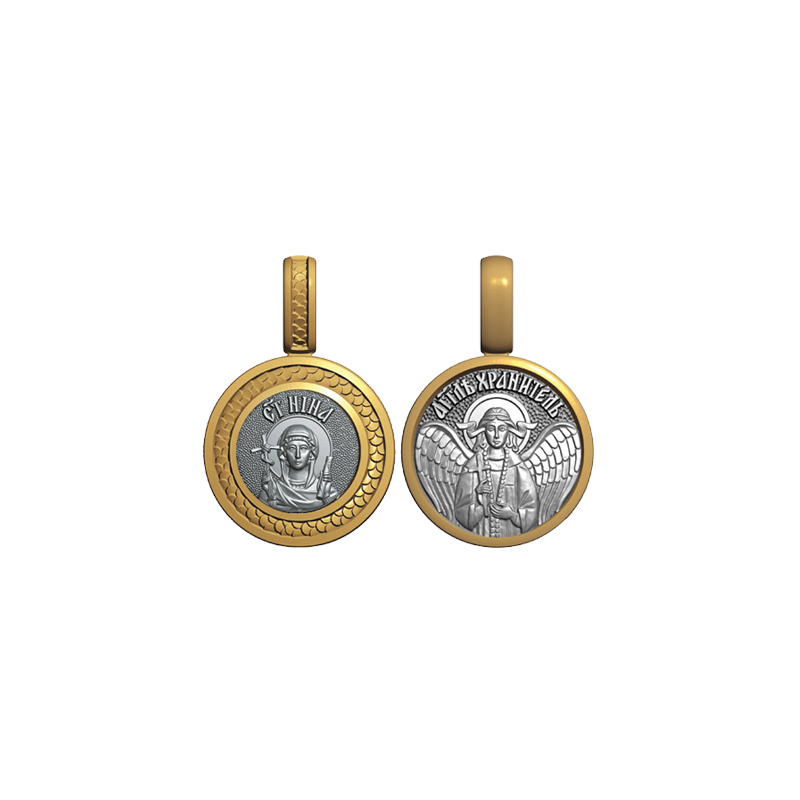 Миниатюрный нательный образок Святая Нина