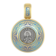 Подвеска с цветной горячей эмалью Святая Ника