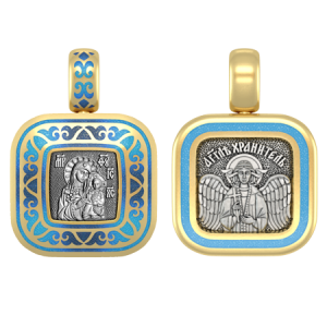 Подвеска с цветной горячей эмалью «Неувядаемый цвет»