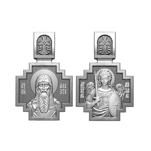 Нательный образок Святитель Алексей, митрополит Московский и всея Руси