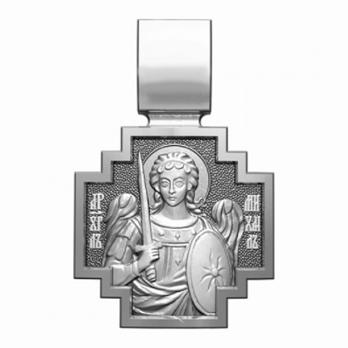 Серебряный нательный образок Святой апостол Тимофей