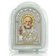 «Святитель Николай» — икона в муранском стекле