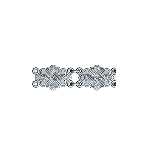 Серебряная цепь с орнаментом «Спаси и Сохрани»
