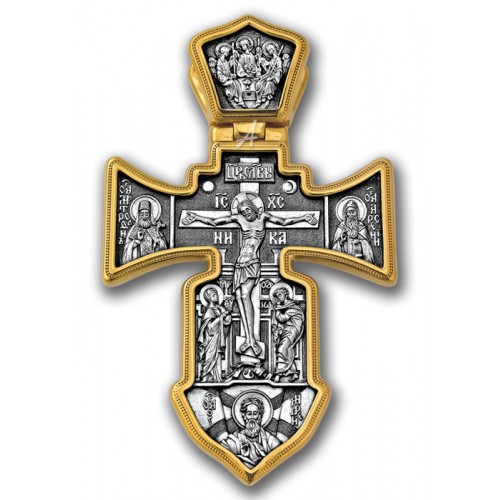 Большой крест с распятием (25 гр) «Ангел Хранитель» (арт 101.002)