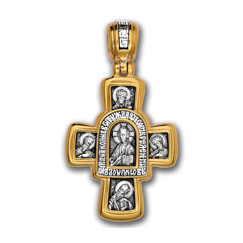 Нательный крестик. Богородица «Иверская»