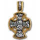 Нательный православный крест «Спас в Деисусе»