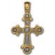 Позолоченный нательный крест «Хризма»